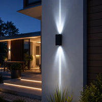Applique Murale Extérieure Dual – Luminaire LED Up & Down IP65 pour Façade et Terrasse