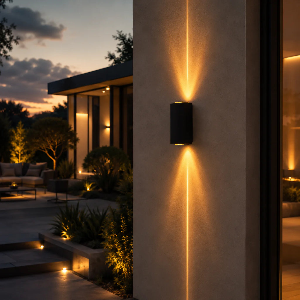 Applique Murale Extérieure Dual – Luminaire LED Up & Down IP65 pour Façade et Terrasse
