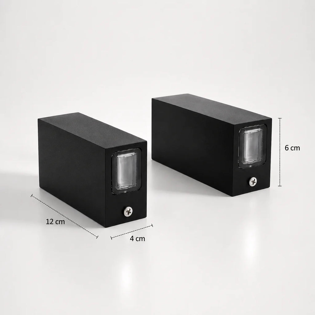Applique Murale Extérieure Dual – Luminaire LED Up & Down IP65 pour Façade et Terrasse