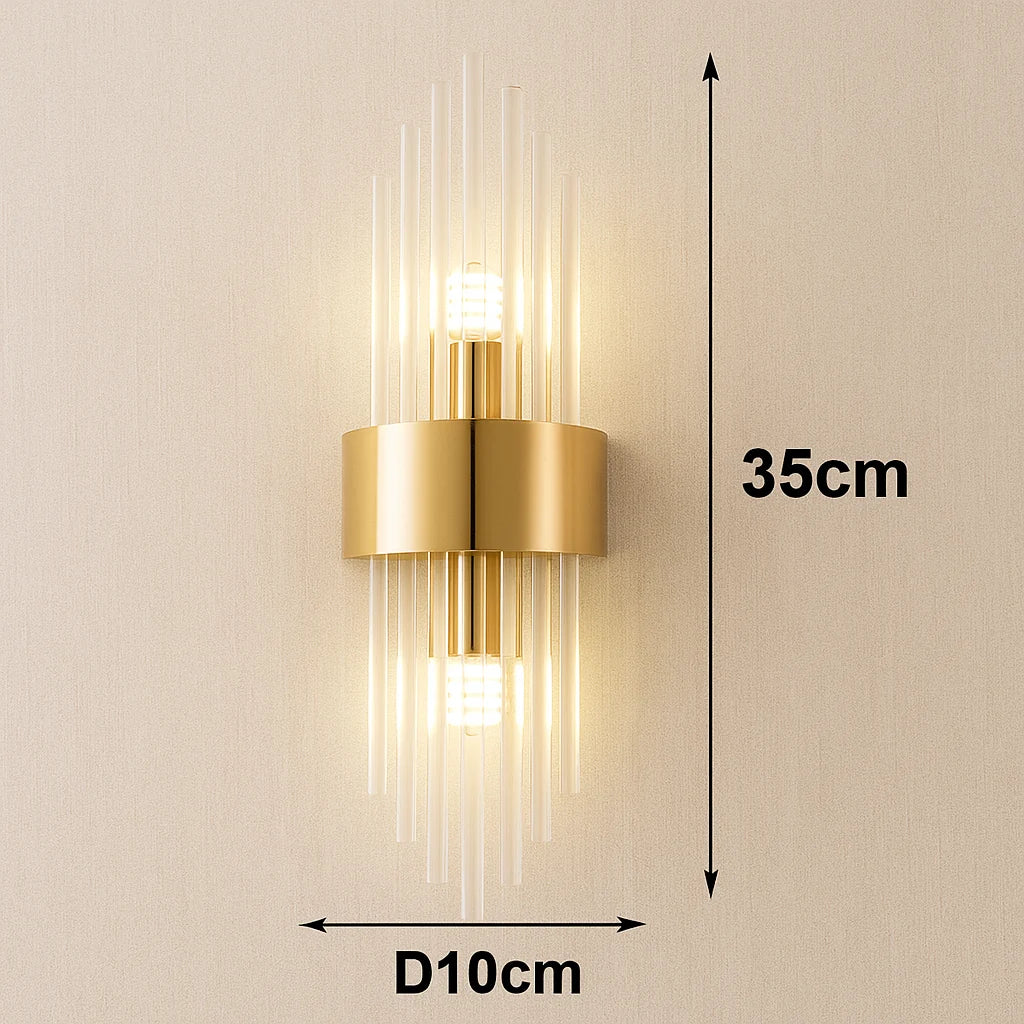 Applique Murale LED Élégance Dorée