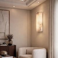 Applique Murale LED Marbre Beige Moderne