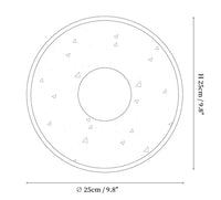 Applique Murale En Travertin Ritta Soleil - Luminaire Moderne En Forme Sphérique