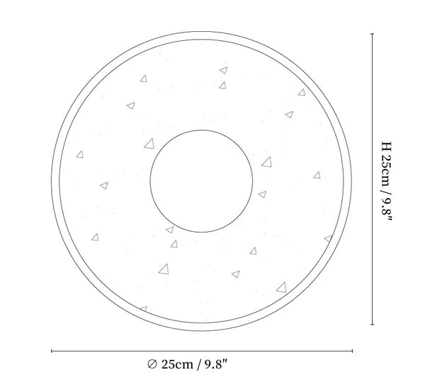 Applique Murale En Travertin Ritta Soleil - Luminaire Moderne En Forme Sphérique