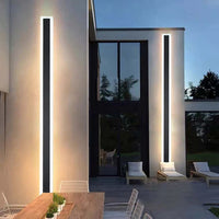 Applique Murale Extérieure Ray - Luminaire Moderne Linéaire En Métal