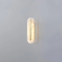 Applique Murale Minimaliste Selvia Gold Alabaster - Luminaire Moderne