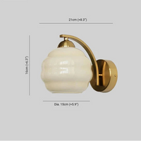 Applique Murale Vintage Art Déco Valentina - Luminaire Moderne Forme De Nuage