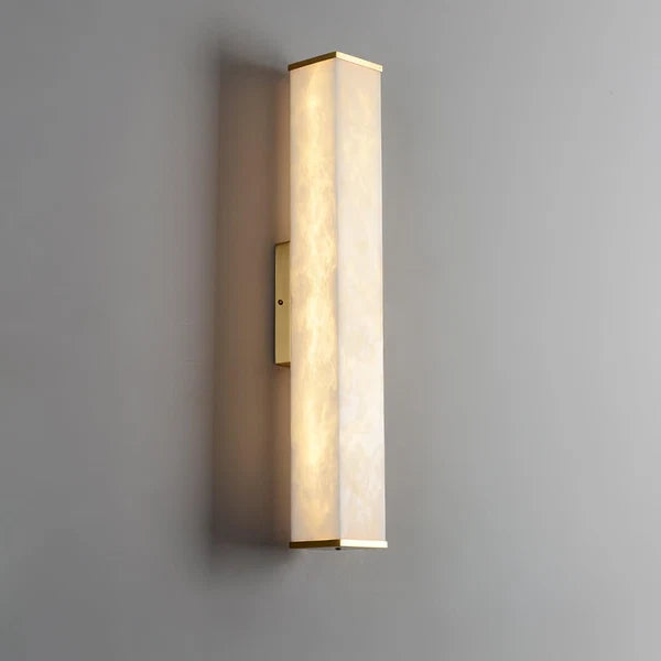 Applique Contemporaine En Laiton Et Albâtre Vithaira - Luminaire Moderne