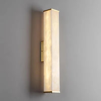 Applique Contemporaine En Laiton Et Albâtre Vithaira - Luminaire Moderne