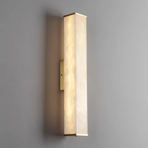 Applique Contemporaine En Laiton Et Albâtre Vithaira - Luminaire Moderne