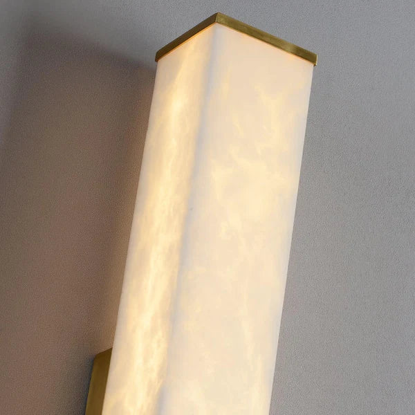 Applique Contemporaine En Laiton Et Albâtre Vithaira - Luminaire Moderne