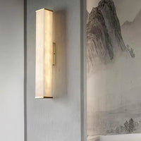 Applique Contemporaine En Laiton Et Albâtre Vithaira - Luminaire Moderne