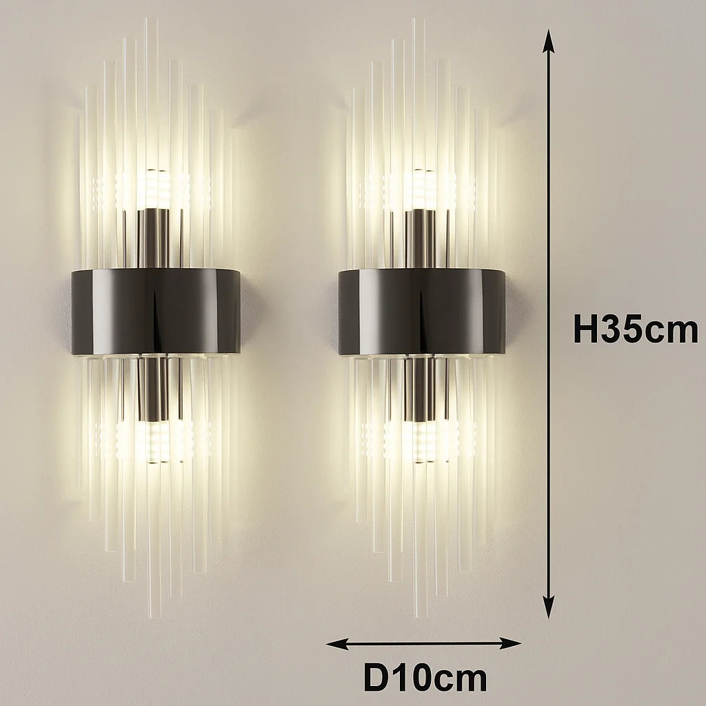 Applique Murale LED Élégance Dorée