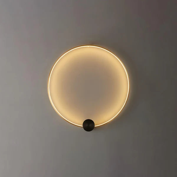 Applique Murale Annulaire LED Minimaliste Maisie - Luminaire Nordique Moderne