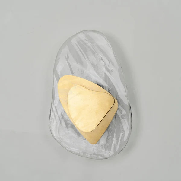 Applique Murale Artistique Valentina - Luminaire Moderne En Verre Noir