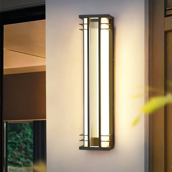 Applique Murale Extérieure Minimaliste Colire À Double Axe - Luminaire Moderne Solaire