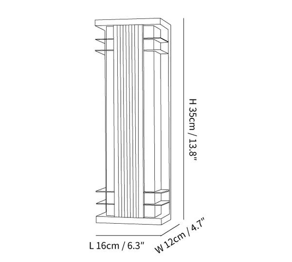 Applique Murale Extérieure Minimaliste Colire À Double Axe - Luminaire Moderne Solaire