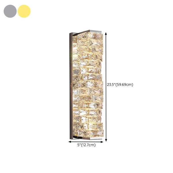 Applique Murale Kristy LED En Métal - Luminaire Rectangulaire Moderne