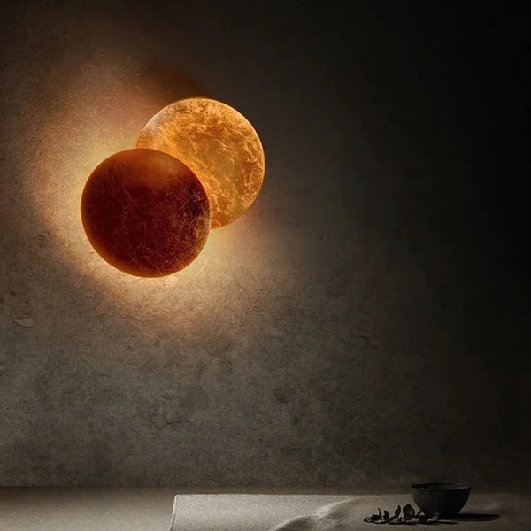 Applique Murale LED Moderne - Luminaire Métallique En Forme De Lune