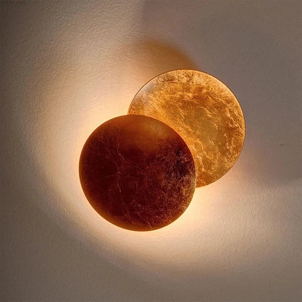 Applique Murale LED Moderne - Luminaire Métallique En Forme De Lune