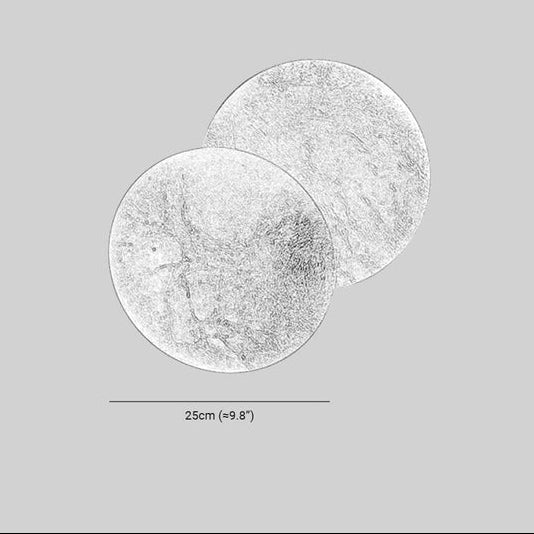 Applique Murale LED Moderne - Luminaire Métallique En Forme De Lune