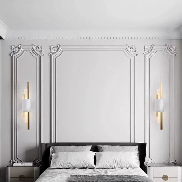Applique Murale LED Moderne Arisha - Luminaire En Marbre De Chevet