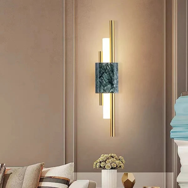Applique Murale LED Moderne Arisha - Luminaire En Marbre De Chevet
