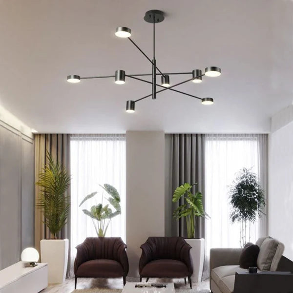 Branche de luminaires suspendus LED - Arisha style industriel moderne