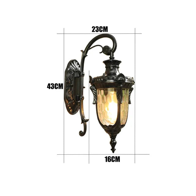 Applique Minimaliste Contemporaine Fiorase - Luminaire Antique Extérieur