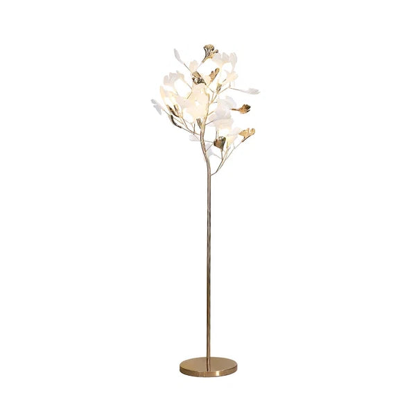 Lampadaire Contemporain en Céramique Olivia – Luminaire Moderne Pétale