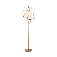Lampadaire Contemporain en Céramique Olivia – Luminaire Moderne Pétale