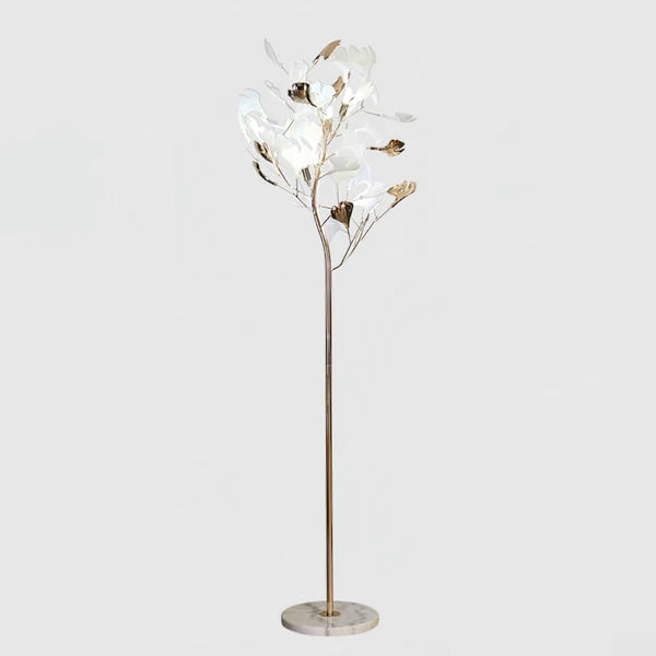 Lampadaire Contemporain en Céramique Olivia – Luminaire Moderne Pétale