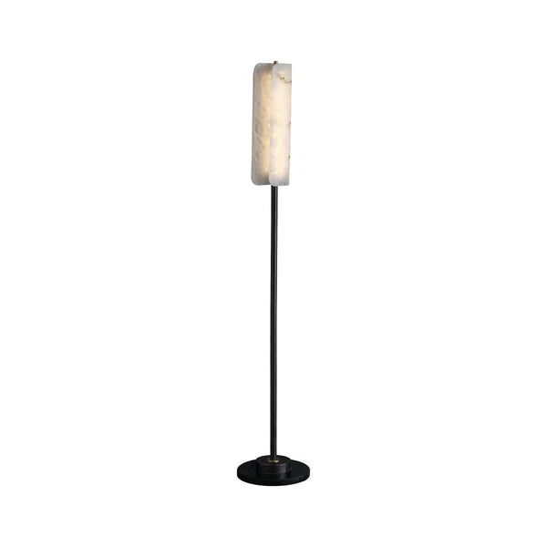Lampadaire Minimaliste en Albâtre – Luminaire Moderne de Chambre