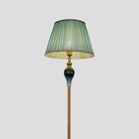 Lampadaire Moderne Tiffany à LED – Luminaire en Métal et Tissu pour Salon