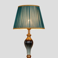 Lampadaire Moderne Tiffany à LED – Luminaire en Métal et Tissu pour Salon