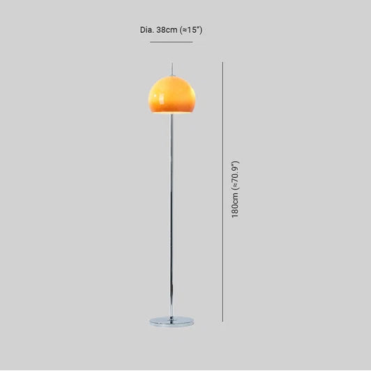 Lampadaire LED Mira Design Sunset - Luminaire en verre
