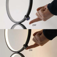 Lampadaire LED Moderne Arisha – Luminaire à Multiples Anneaux