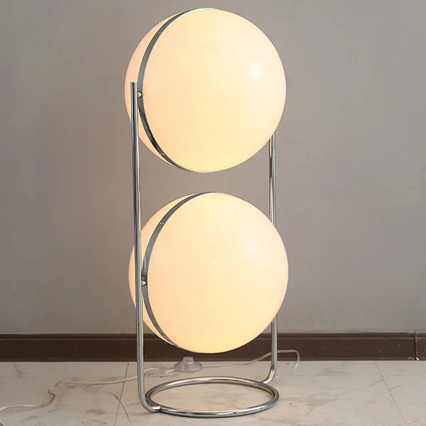 Lampadaire Moderne En Acrylique Garrault-Delord - Luminaire Minimaliste Sphérique
