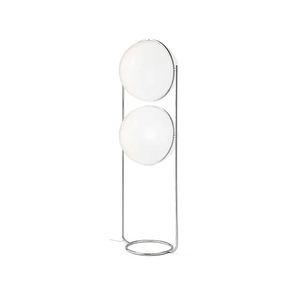 Lampadaire Moderne En Acrylique Garrault-Delord - Luminaire Minimaliste Sphérique