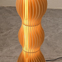Lampadaires En Bois De Kaki - Luminaire Moderne Unique