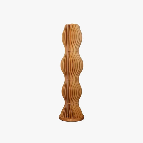 Lampadaires En Bois De Kaki - Luminaire Moderne Unique