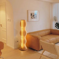 Lampadaires En Bois De Kaki - Luminaire Moderne Unique