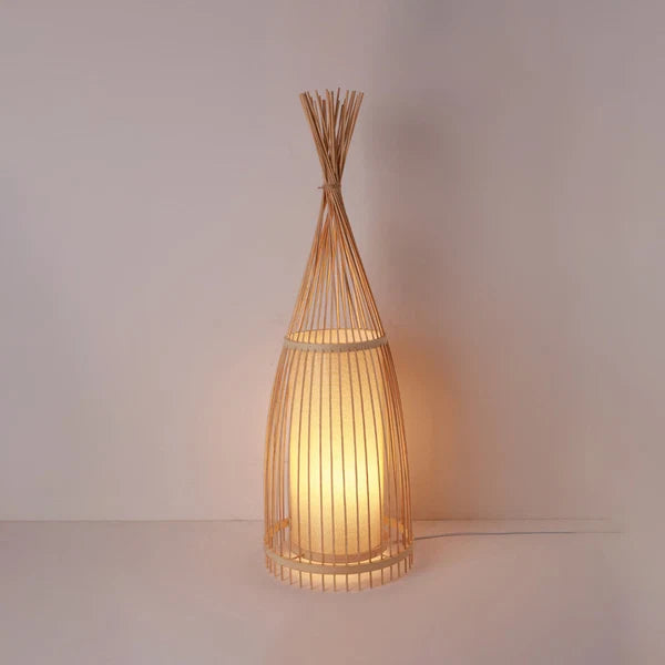 Lampadaires Rustiques En Bambou Muto - Luminaire Provençal