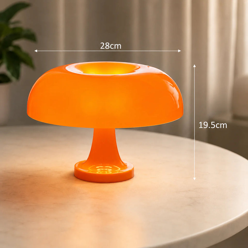 Lampe de Chevet "Donut" – Veilleuse Ronde en Verre au Design Organique