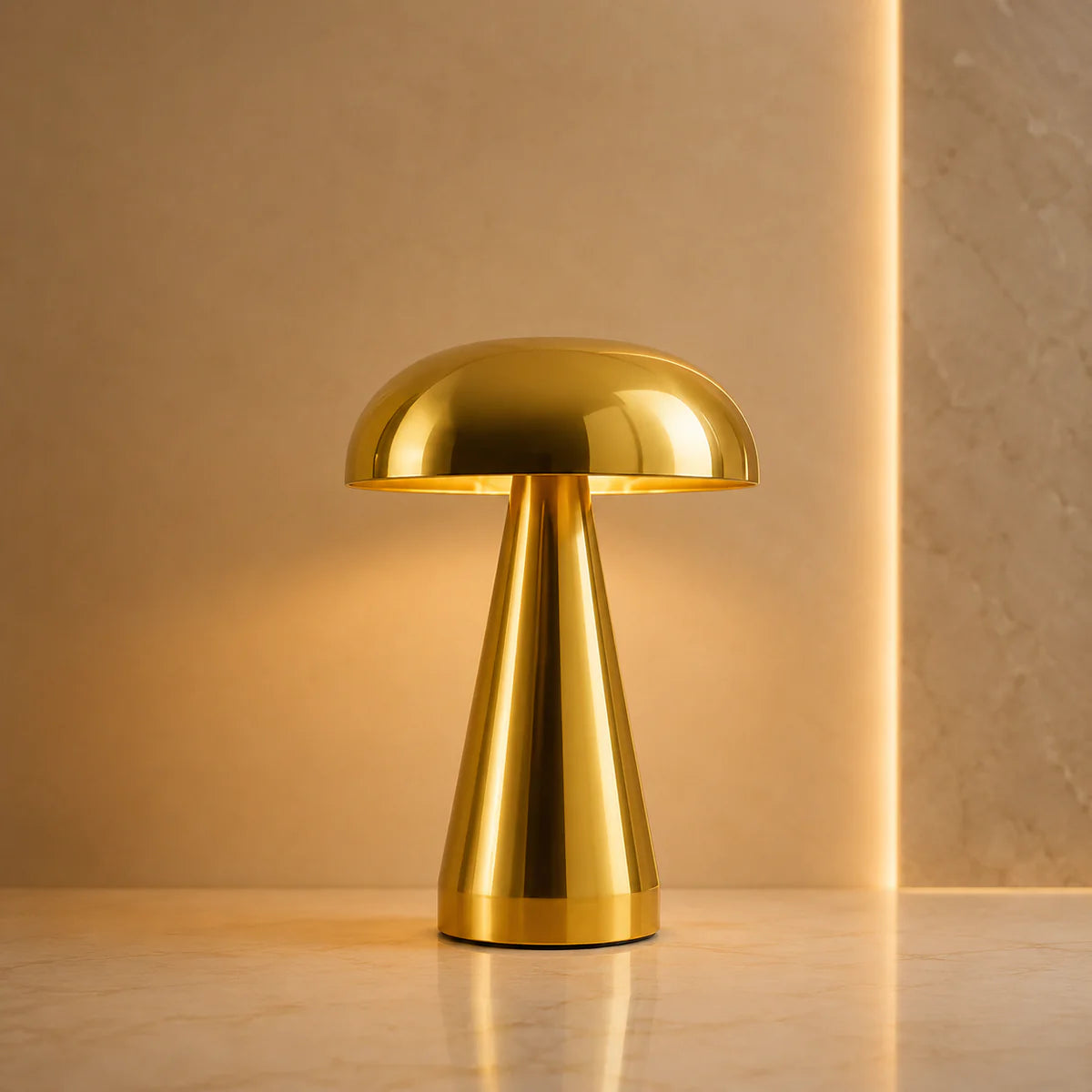 Lampe de Table LED – Design Champignon