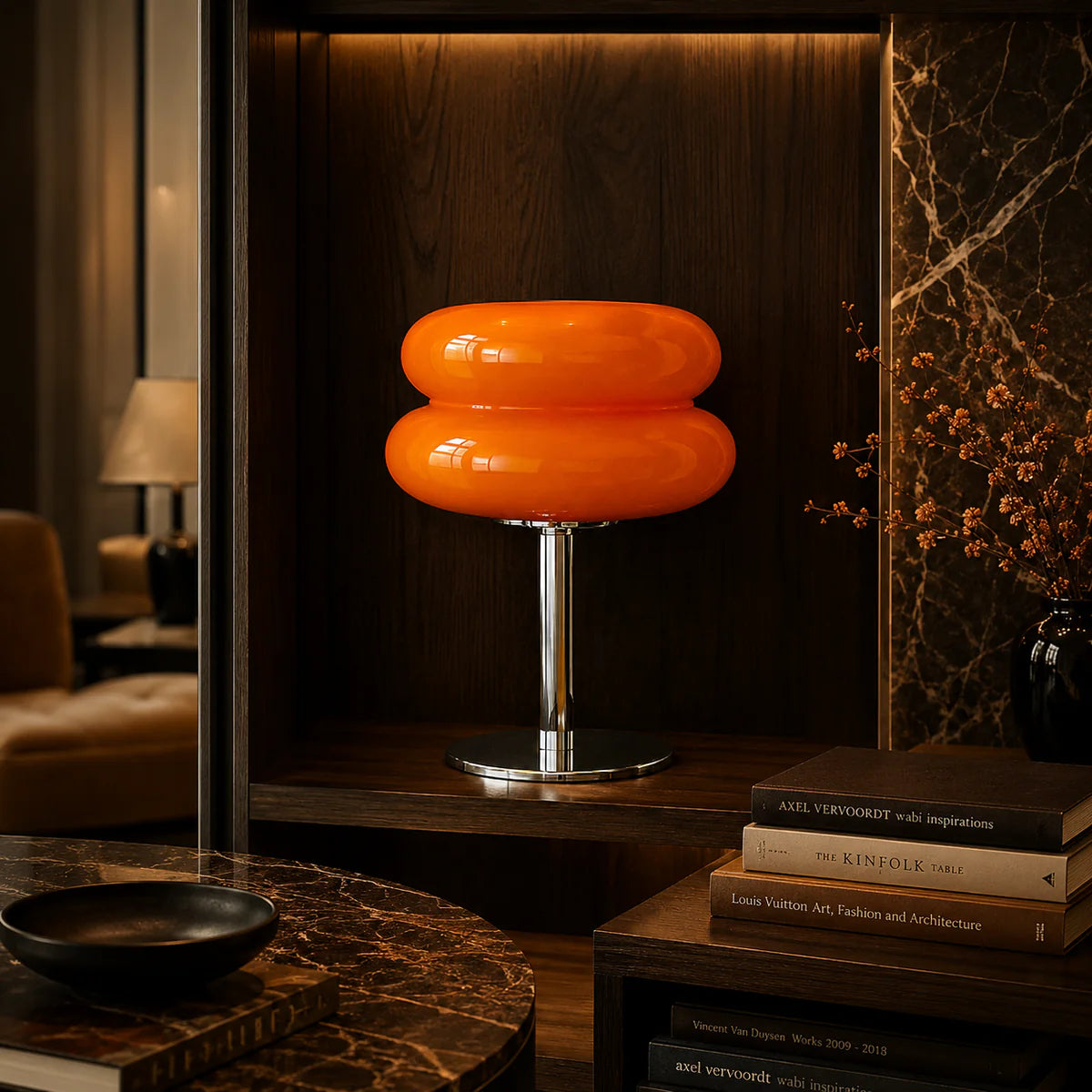 Luminaire à Poser Design Nuage – Double Globe Opale