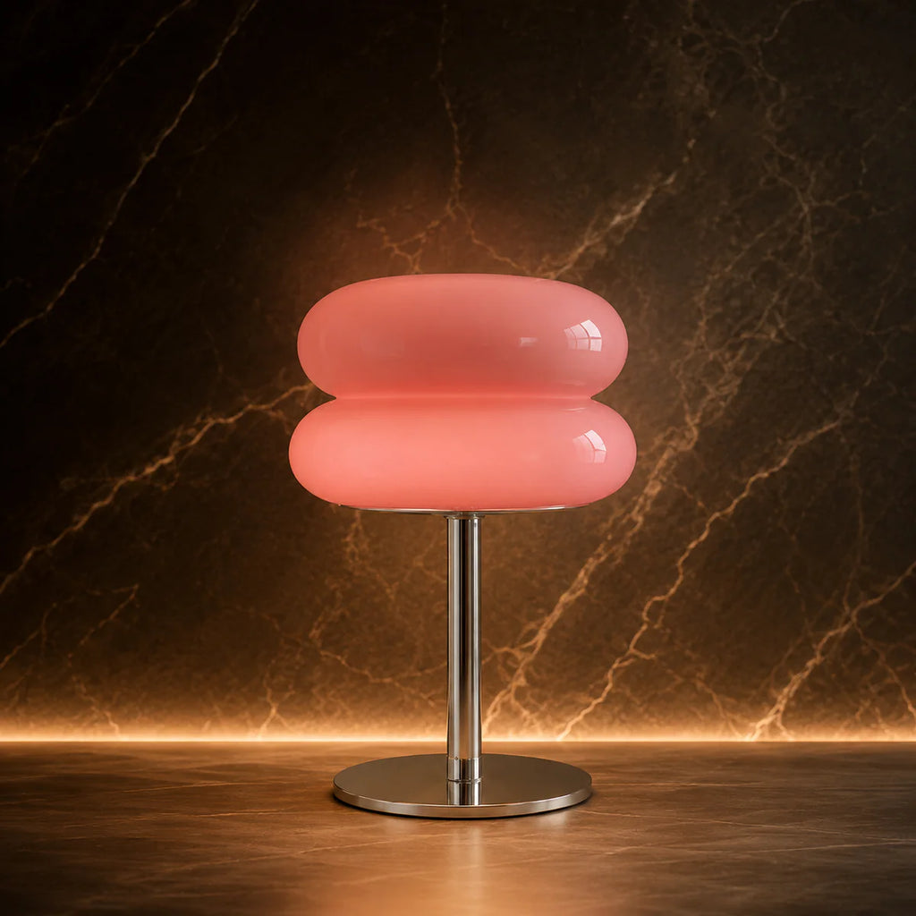 Luminaire à Poser Design Nuage – Double Globe Opale