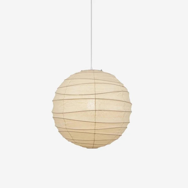Lampe suspendue globe en papier japonais - Ritta