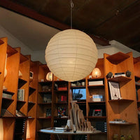 Lampe suspendue globe en papier japonais - Ritta