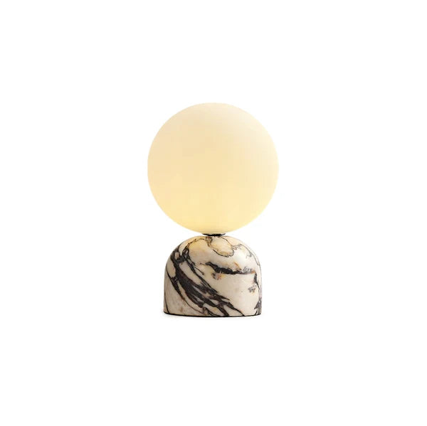 Lampe de table Alia - Moderne en marbre et verre