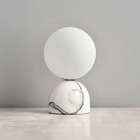 Lampe de table Alia - Moderne en marbre et verre